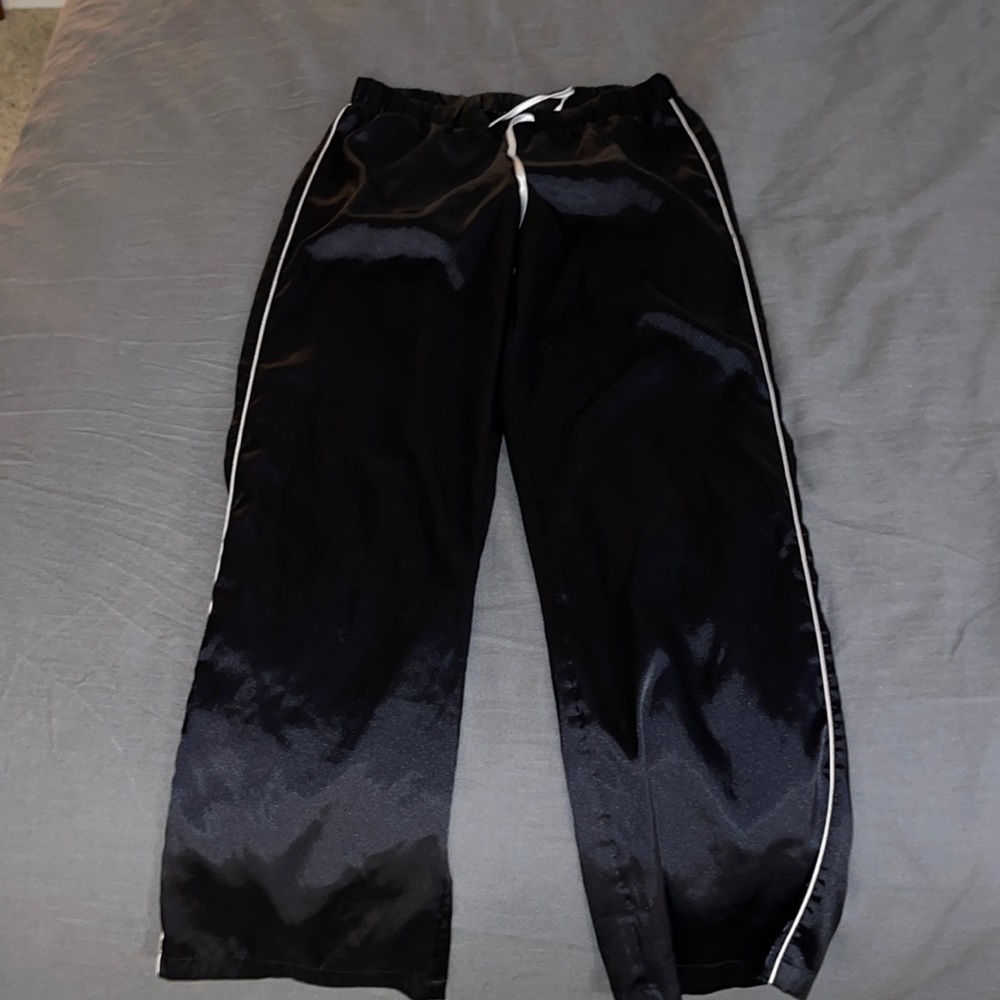 Black “silk” PJ Pants